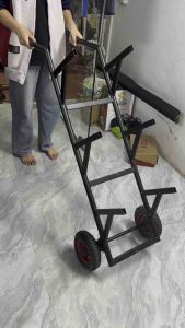 Xe đẩy Thùng Sơn thiết kế chở 3 thùng 1 rất tiện lợi nhanh chóng