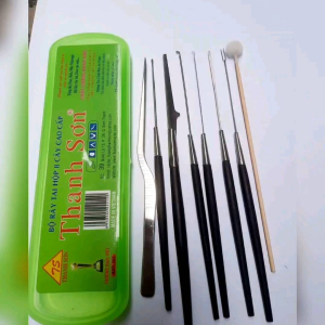 BỘ dụng cụ lấyráy tai 8 món( thanh sơn lâm uyên nghĩa  vina)