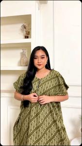 Daster Lowo Jumbo Terbaru Bahan Rayon Adem Halus Resleting Depan Bisa Untuk Busui