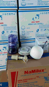 Bộ lọc tốt 4 món dùng cho bình lọc gia đình (sứ vỏ trắng vòi xi)