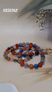 KRISTAL SG: Colour Agate/彩糖晶玛瑙