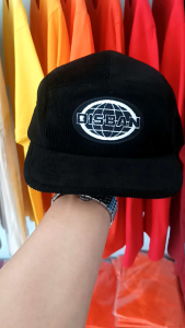 disban | TOPI FIVE PANEL CORDUROY BLACK