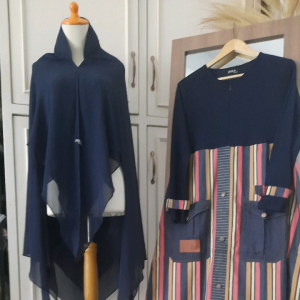 Sambas Navy by Joza Arinaa: Ukuran Pakaian Penuh & Model Pakaian Kasual