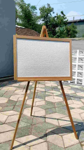 Papan Gabus Putih Ukuran 30x40CM Untuk Tempel Catatan Note / Foto Papan Buletin Papan pengumuman Mading Push note pin board corkboard