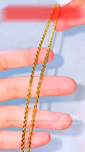 [CH5006CH5007CH5008] Zhulian Rantai leher Sauh Emas Saduran/ Gold Plated Chain Jewellery