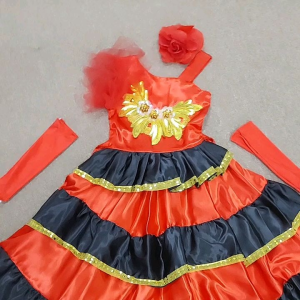 READY STOCK Kids Children Spanish America Latin Flamengo Dance Costume Spain National Costume