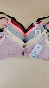 Women Wireless Bra BC Cup Anti-sagging /996 Floral Full Cup Baju Dalam Wanita Tanpa dawai