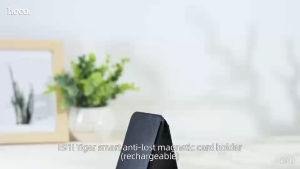 SYGPS ติดตามการสูญหาย HOCO E91I สำหรับ iOS ดีไซน์แม่เหล็กขาตั้งโทรศัพท์ + Card Holder ช่องเสียบบัตรคู่