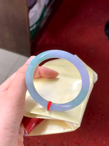 Jade bangle 52.7mm singapore can view and try grade A type