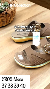 Sandal Selop Wanita Merk Carvil Bahan Sintetis Size 37-40