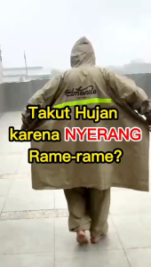 Jas hujan stelan dewasa Ponco plus celana all size raincoat mantel hujan big size pvc