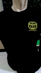 Baju Kaos Kopassus Lengan Pendek Tshirt TNI Ad - Baju Tentara Kaos Oblong Dewasa