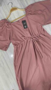 Daster Becca Serut Resleting Polos | Daster Busui Friendly | Daster Anjani Polos