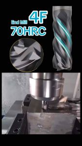 เอ็นมิลคาร์ไบด์ 4ฟัน แข็ง 70HRC - Carbide Endmill 4 Flutes, 70 Hardness