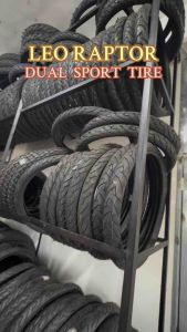LEO Tires Durable LEO RAPTOR Motorcycle Tire for On and Off Road Use All Terrain Great Grip