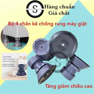 Bộ 4 chân đế chống rung chân đỡ đa năng chống rung lắc máy giặt đời mới chân đỡ đa năng máy giặt tủ lạnh