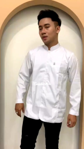 COD☑️ Koko Haibah Ibrahim lengan panjang saku samping