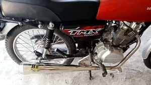 H2 POWER PIPE 44 MM TIP WITH SILENCER For PNOY 125/150 EURO D.H 125/150 MOTORSTAR 125/155SKYGO 125/150/175 TMX 125/155RUSI 125 150 175