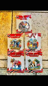 แม่เหล็ก เกรด A สวยเส้นคมของฝากต่างชาติ ทำจากเรซิ่นเพ้นท์สีอะคริลิคน