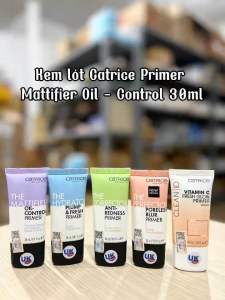 Kem lót Catrice Primer The Mattifier Oil-Control kiềm dầu dưỡng ẩm giảm dầu thừa và bã nhờn 30ml