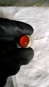 cincin alpaka batu chalcedon baturaja