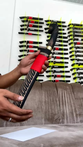 golok motif macan Banten Indonesia