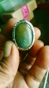 batu cincin hijau Garut asli dan natural