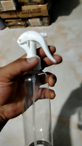 Spray bottles Clear with white trigger spray 75ml100ml150ml200ml250ml300ml