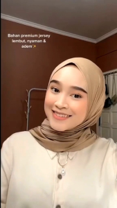 HIJAB INSTAN JERSEY TERBARU ANTI KUSUT ANTI MELEYOT