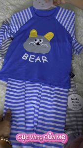 Bộ Dài Tay Cho Bé Bộ Thun Lạnh Tay Dài Hoạt Hình Cho Bé Trai Và Bé Gái Từ 6kg Đến 16kg - Cục Vàng Của Mẹ Shop [023]
