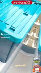 Khusus Jakarta INSTAN GOJEK SAJA Atari 9860  9861 Box Container Kontainer Industry Plastik Heavy Duty Box Pemyimpanan 50 Liter / 75 Liter