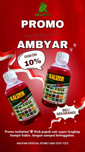 KCL Cair Pembesar Buah & Umbi Tanaman Plus GA3 + Perekat Anti Jamur - KALIZER