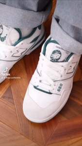 Giày nam nữ New Balance 550 White Green Cream chính hãng