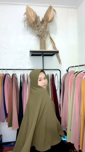 HIJAB BERGO SYARI CRINGKLE AIRFLOW PET SIZE XL