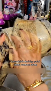 KAIN LAP DAPUR KAWAT SABUT BESI SERABUT STAINLESS CUCI PIRING 20X20