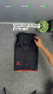 50 Ribu dapat 5 pcs Celana pendek Olahraga Mizun* Terbaik Uniseks