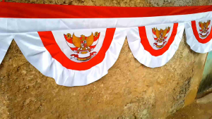 bendera bekron garuda 10 gelombang 1 pcs