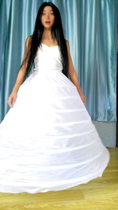 สุ่ม8 ชั้น - สุ่มกระโปรงเจ้าสาว สุ่มชุดราตรี (รุ่นนี้พองเว่อร์) ส่งไว ทันใจ  จัดส่งจากไทย