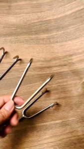 Dụng cụ móc thu cần câu cá móc bèo ao câu ốc zen 8mm gắn sào inox không gỉ