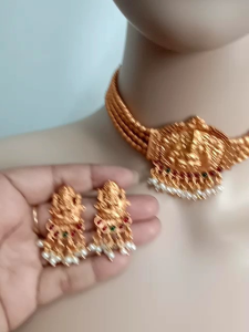 Choker Necklace Set Premium Quality Choker Set/Matt Finished Necklace Set/India Necklace/Necklaces