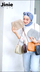 SHENONYM JINIE  Tas Salempang Bahu wanita Jinie Sling Bag By Shenonym. Nazra Sha