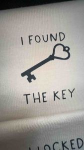 I locked my heart and I found the key Couple T-Shirt Aesthetic Statement Per Piece