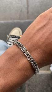 Gelang Rantai Pria Titanium Gelang Rantai Klip