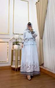 Gamis Ceruty Premium Free Hijab