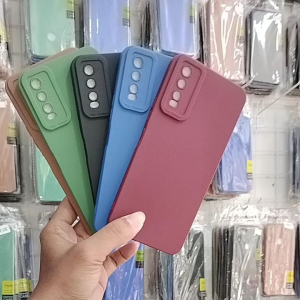 Case Vivo Y20 Pro Camera Macaroon Bahan lentur enak d genggam