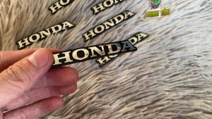 Tem honda zin chữ nổi dán mặt nạ Lead Airblade