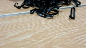 Ikat Rambut Karet Jepang Kemasan Plastik Clip