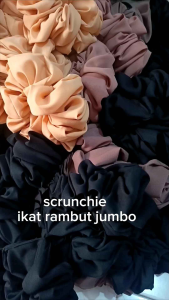 Scrunchie Cepol Jumbo /Konde Hijab / Ikat rambut