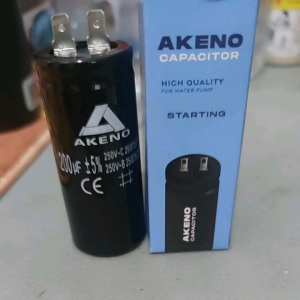 KAPASITOR STARTING 200UF 250VAC MEREK AKENO