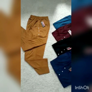 Celana Panjang Wanita Jumbo Harian Rumahan Skiny Ayu Ting2 Dalaman Gamis Pinggang Karet Kolor